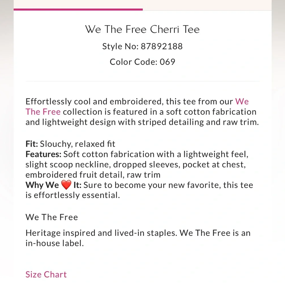 We the Free Cherri Tee - Picture 10 of 10
